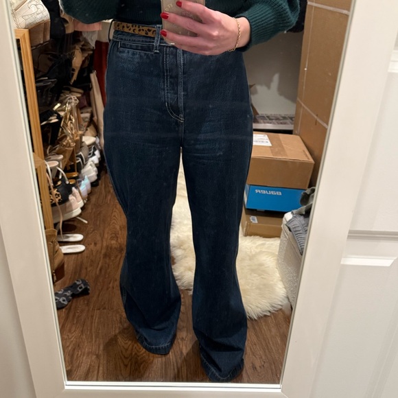 Reformation Wide Leg Jeans - Size 28 - Picture 3 of 6
